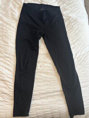 Ann Taylor Pull-On Ponte Leggings Black Size XS | Classic Professional Stretch